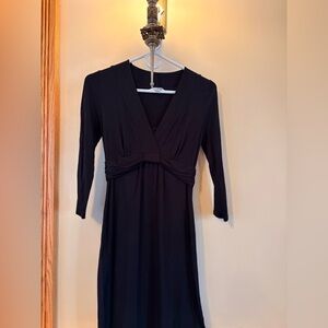 Boden Black Long Sleeve Dress